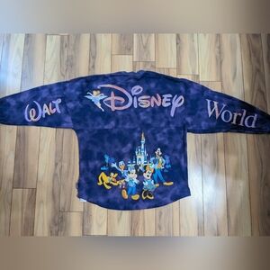 EUC! Walt Disney World Spirit Jersey 50th Anniversary Tie Dye W/ Castle Adult M